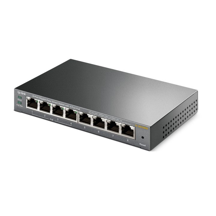 TP-Link TL-SG108PE Gestionado L2 Gigabit Ethernet (10/100/1000)…