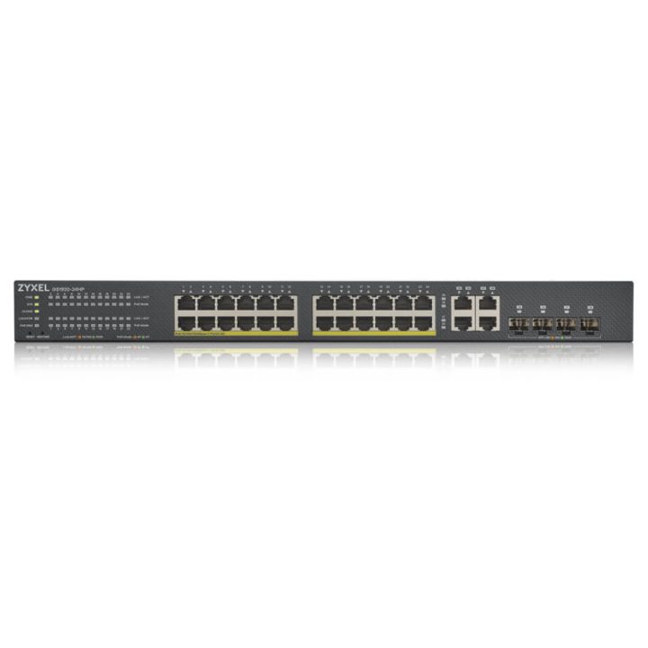 Zyxel GS1920-24HPV2 Managed Gigabit Ethernet (10/100/1000) Power over…