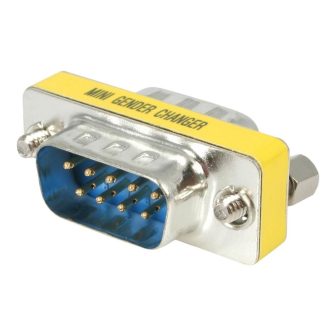 StarTech.com Adaptador de Género DB9 Serie Slimline - M/M