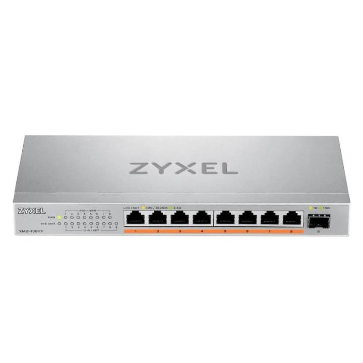 Zyxel XMG-108HP No administrado 2.5G Ethernet (100/1000/2500) Energía…