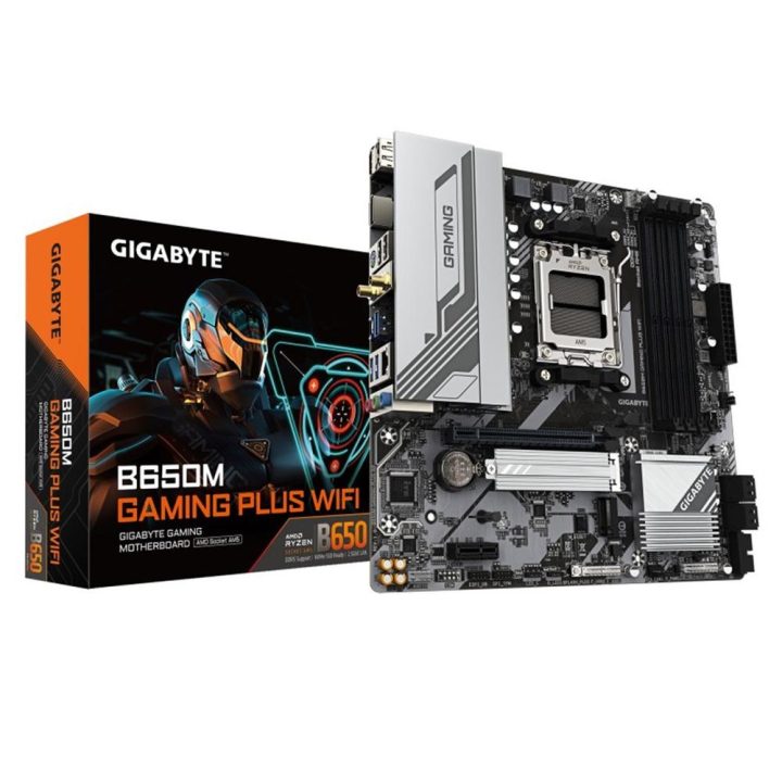 GIGABYTE B650M GAMING PLUS WIFI Motherboard - AMD Ryzen 9000…