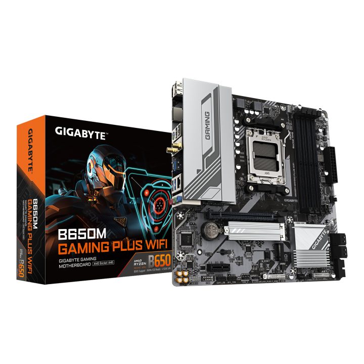 GIGABYTE B650M GAMING PLUS WIFI Motherboard - Processadores AMD Ryzen…