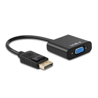 AISENS DISPLAYPORT TO SVGA CONVERTER, DP/M-SVGA/H, BLACK, 15CM