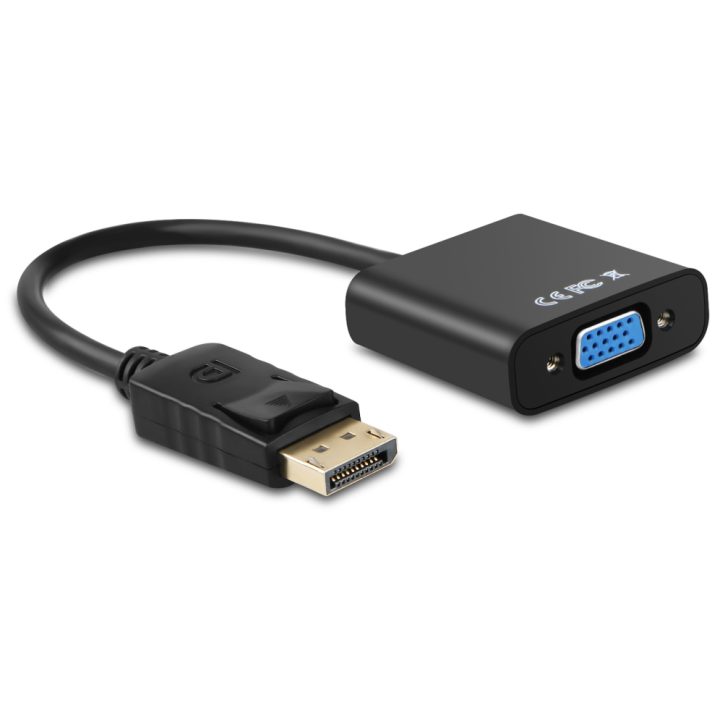 AISENS DISPLAYPORT TO SVGA CONVERTER, DP/M-SVGA/H, BLACK, 15CM