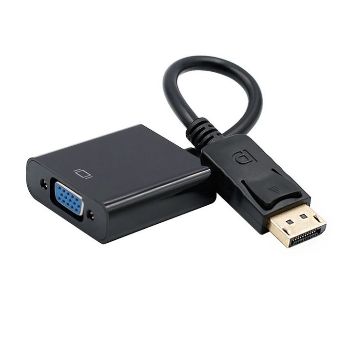 AISENS CONVERSOR DISPLAYPORT PARA SVGA, DP/M-SVGA/H, PRETO, 15CM