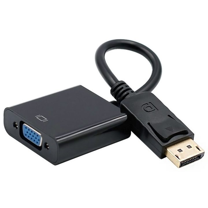 AISENS CONVERSOR DISPLAYPORT PARA SVGA, DP/M-SVGA/H, PRETO, 15CM