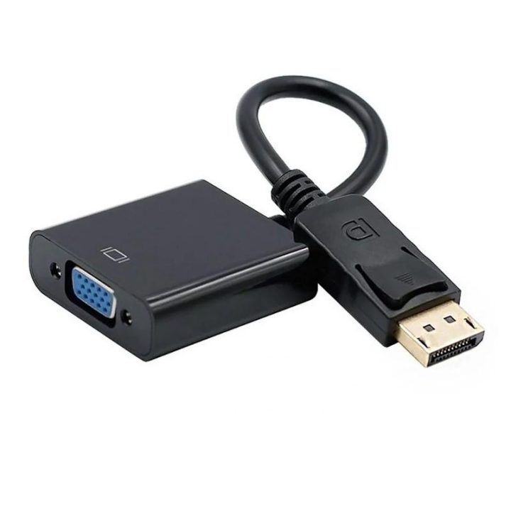 AISENS CONVERSOR DISPLAYPORT PARA SVGA, DP/M-SVGA/H, PRETO, 15CM