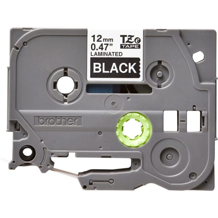 Brother TZE-335 Label Printer Tape White on Black TZ