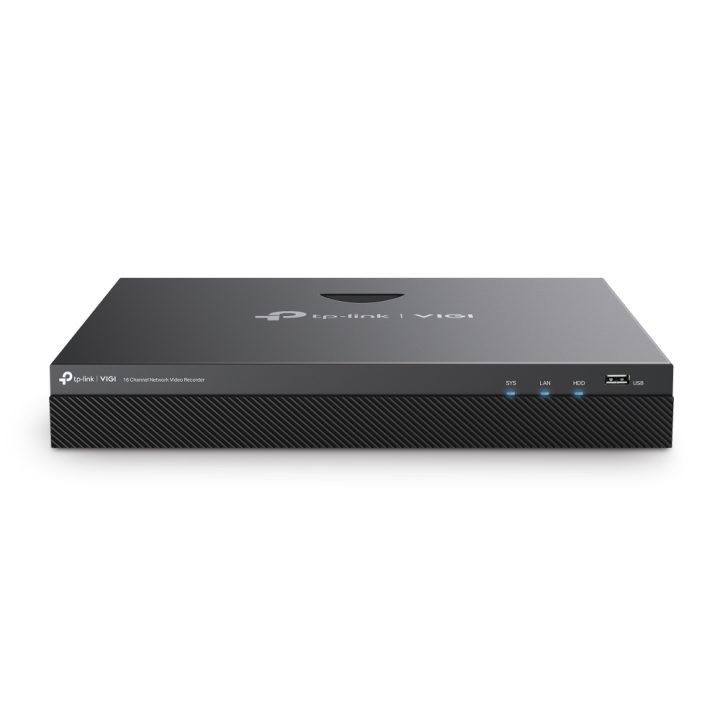 TP-Link VIGI NVR2016H Gravador de vídeo em rede (NVR) Preto