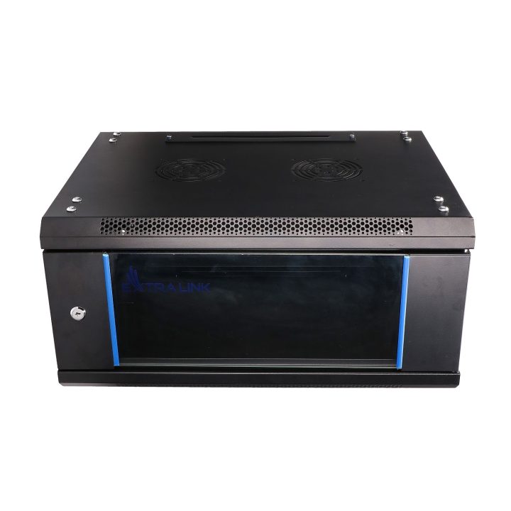 Extralink 4U 600X450 Black | Rackmount Cabinet | Wall Mount (EX.2886)