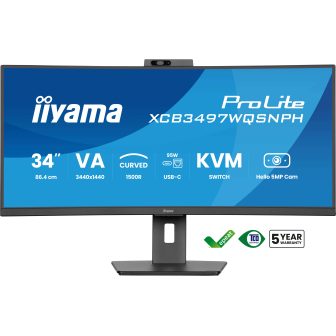 iiyama ProLite XCB3497WQSNPH-B1 pantalla para PC 34" 3440 x 1440…