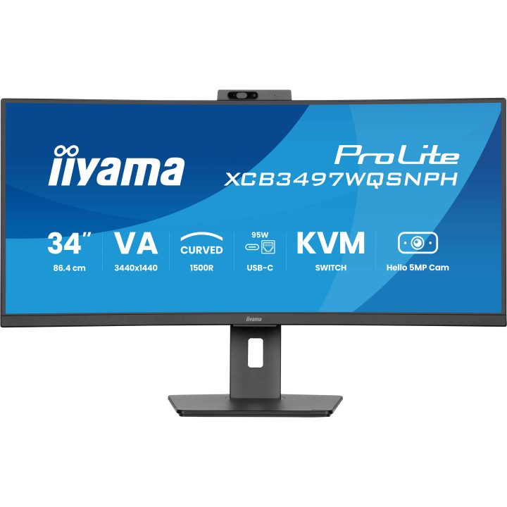 iiyama ProLite XCB3497WQSNPH-B1 PC Monitor 34" 3440 x 1440 Pixels…