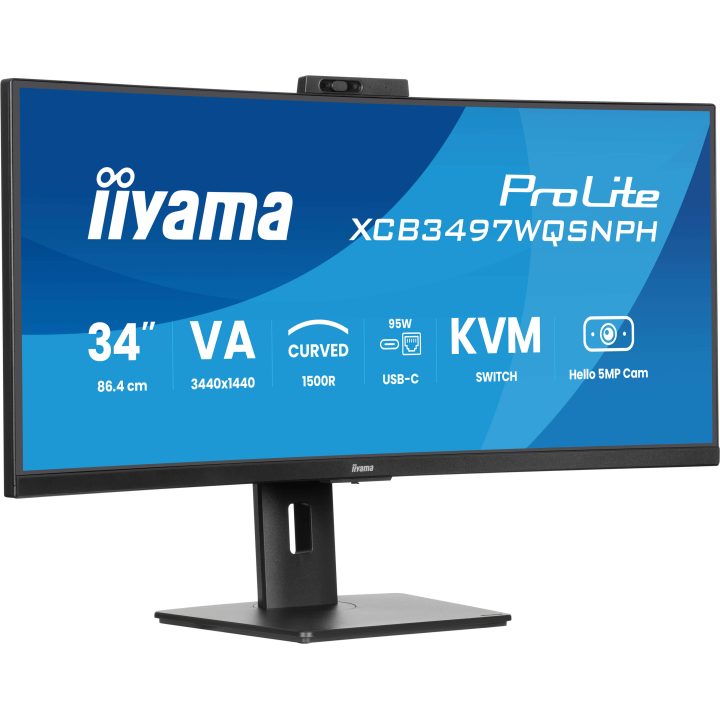 iiyama ProLite XCB3497WQSNPH-B1 PC Monitor 34" 3440 x 1440 Pixels…