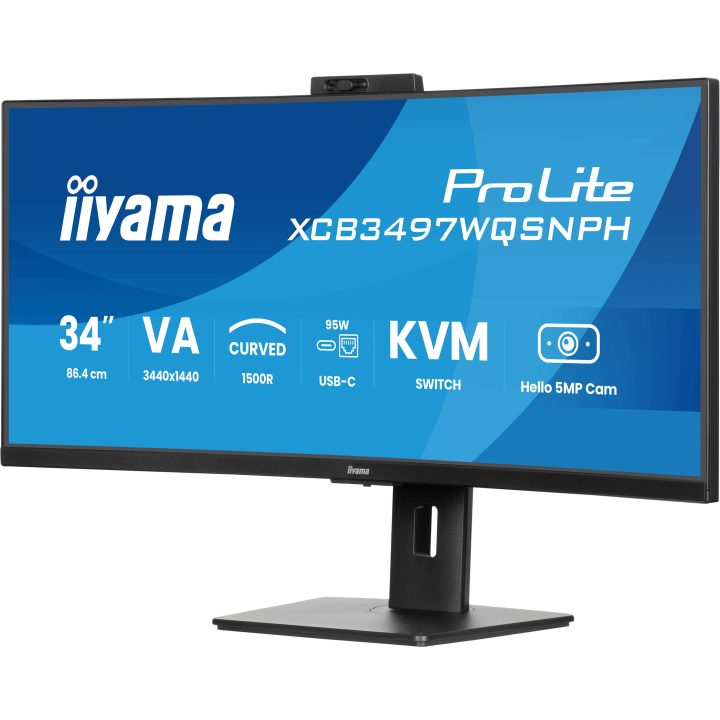 iiyama ProLite XCB3497WQSNPH-B1 monitor de PC 34" 3440 x 1440 Pixéis…