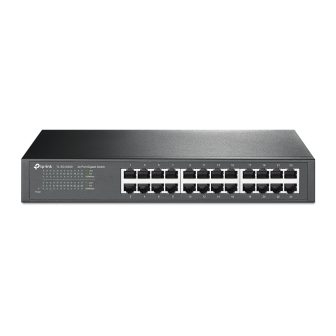 TP-Link TL-SG1024D Não Gerido Gigabit Ethernet (10/100/1000) Cinzento