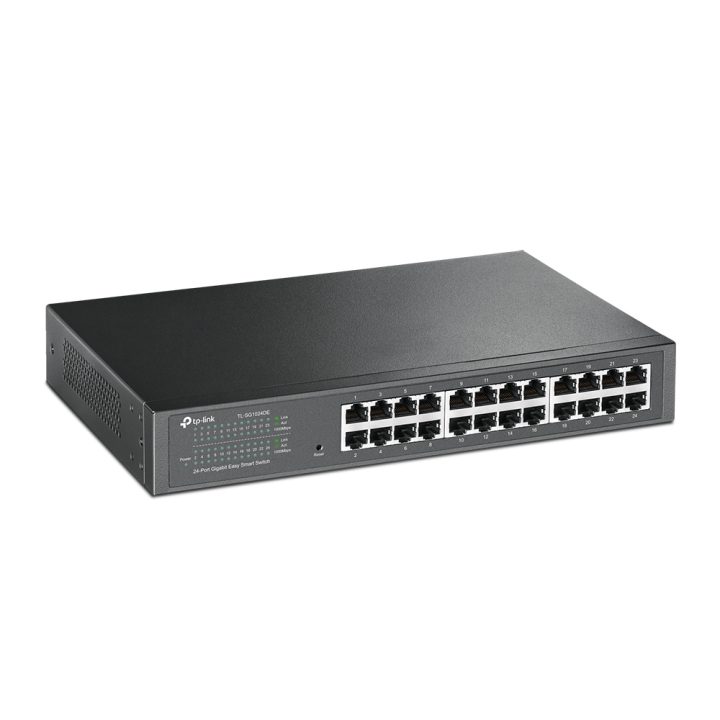 TP-Link TL-SG1024DE Gerido L2 Gigabit Ethernet (10/100/1000) 1U Preto