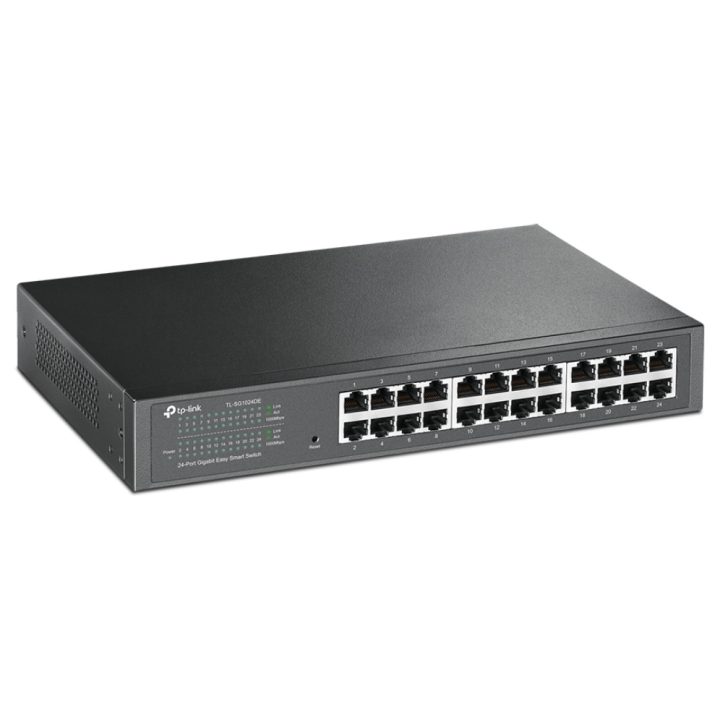 TP-Link TL-SG1024DE Gerido L2 Gigabit Ethernet (10/100/1000) 1U Preto