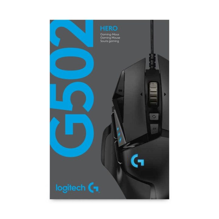 Rato gaming Logitech G502 Hero preto (910-005470)