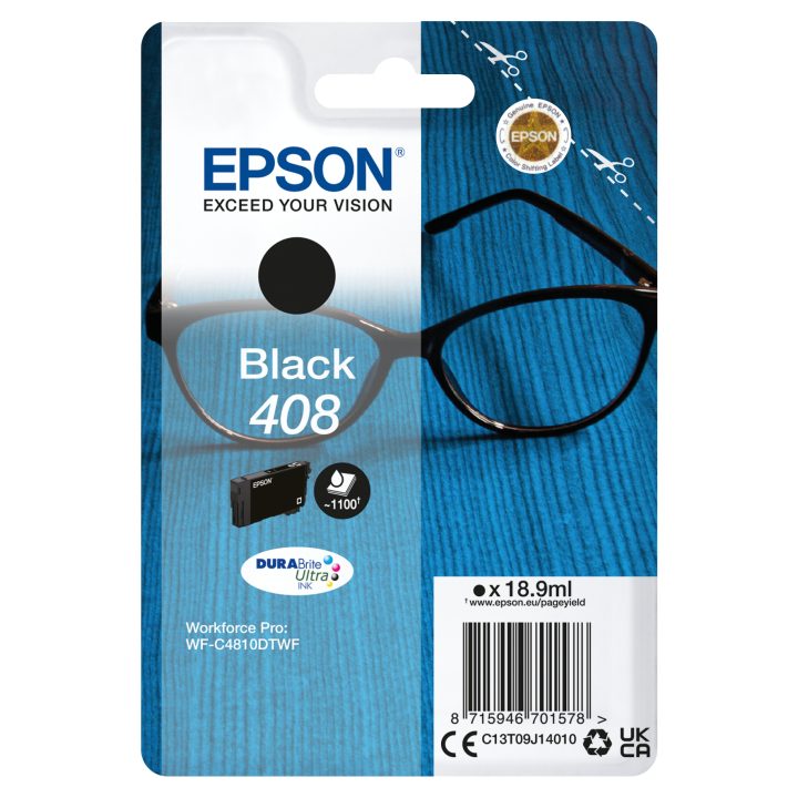 Epson Black Ink 408 DURABrite Ultra Glasses