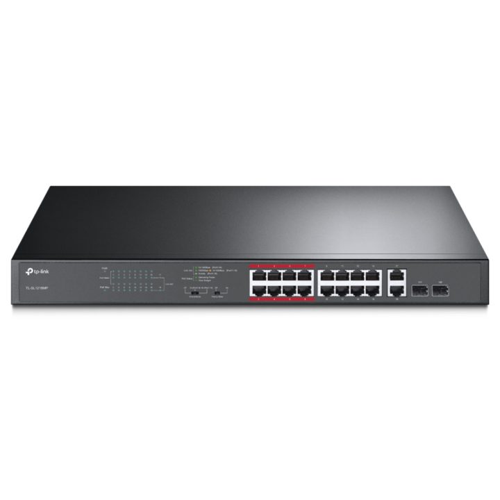 TP-Link TL-SL1218MP switch não gerido Fast Ethernet (10/100)…
