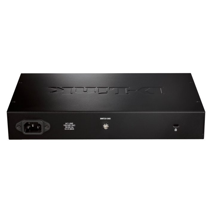 D-Link DGS-1016D/E Unmanaged Switch Black, Metallic