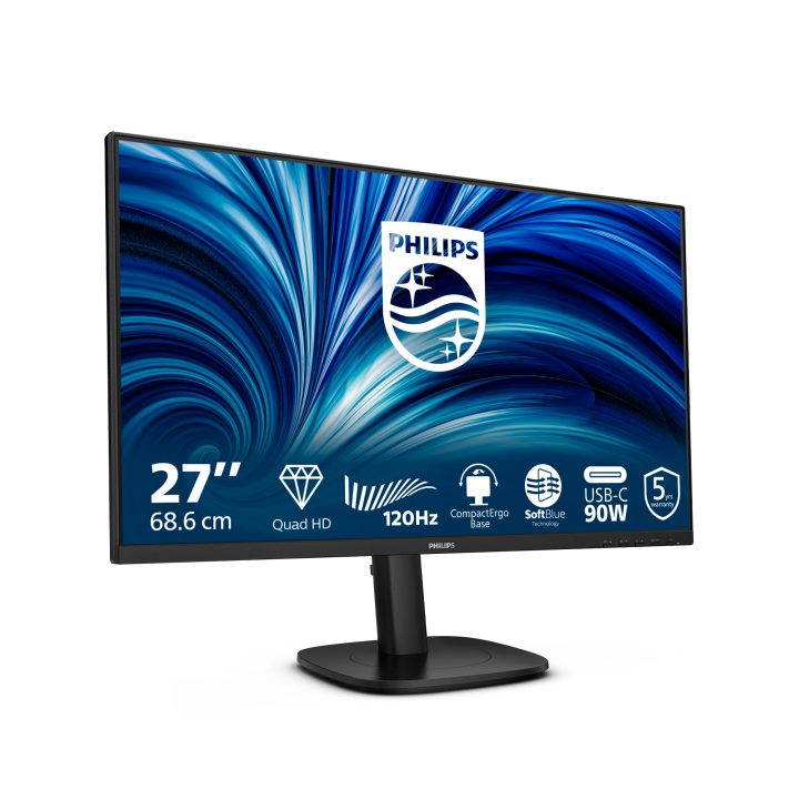 Monitor Philips 3000 Series 27B2U3601 27" QHD 120 Hz IPS
