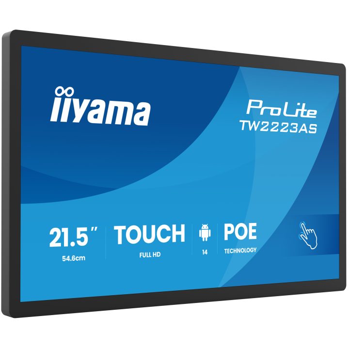 iiyama TW2223AS-B3P ecrã de sinalização Painel plano interativo 21,5"…