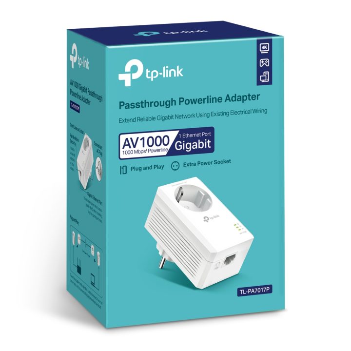 TP-Link TL-PA7017P PowerLine Network Adapter 1000 Mbit/s Ethernet…