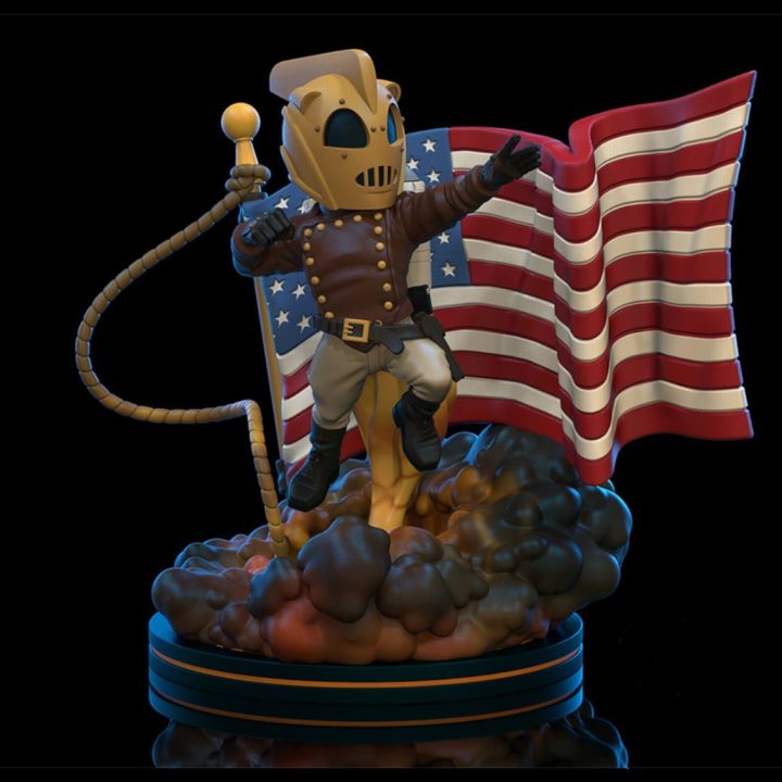 Figura quantum mechanix Disney the rockeeter rocketeer (0DIS0116)