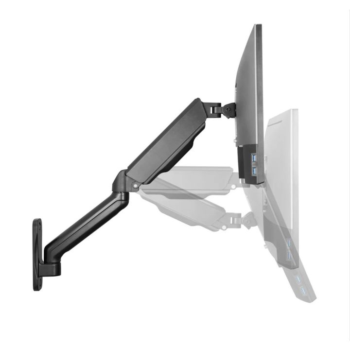 Techly ICA-LCD G112E 32" Wall Mount Monitor Stand Black