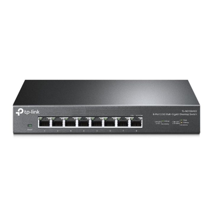 TP-Link TL-SG108-M2 switch não gerido 2.5G Ethernet (100/1000/2500)…