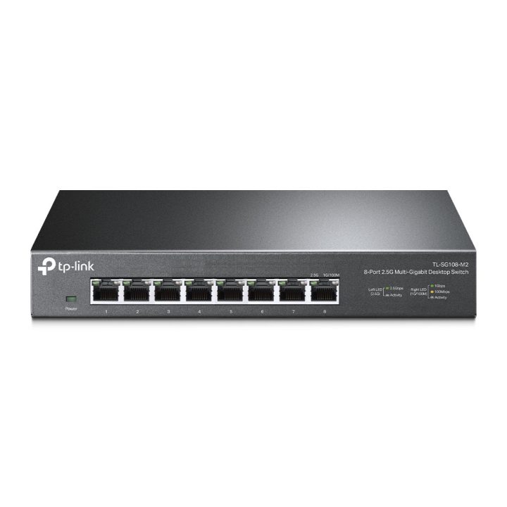 TP-Link TL-SG108-M2 switch não gerido 2.5G Ethernet (100/1000/2500)…