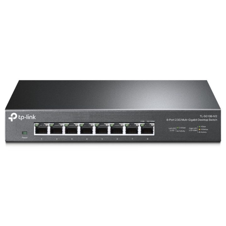 TP-Link TL-SG108-M2 switch não gerido 2.5G Ethernet (100/1000/2500)…