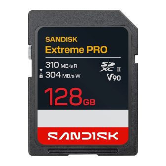SanDisk Extreme PRO SD UHS-II V90 Card - 128GB SDXC…