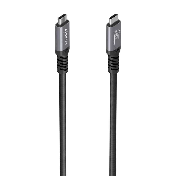 AISENS Cable USB 3.2 Gen1 Aluminio 5Gbps 4K@60Hz 3A 60W E-Mark, Tipo…