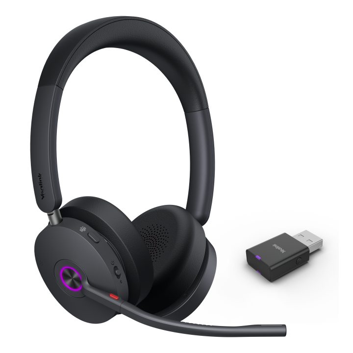 Yealink WH68 Hybrid Teams Wireless and Wired Over-Ear Headset