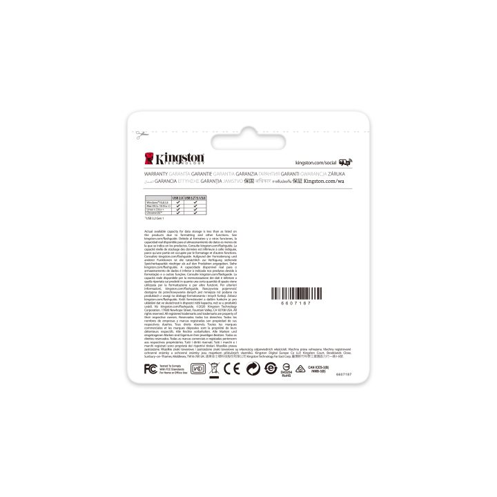 Kingston Technology DataTraveler Unidade Flash USB Kyson de 128 GB