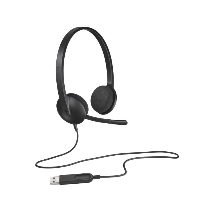 Logitech H340 auscultadores de arco com cabo