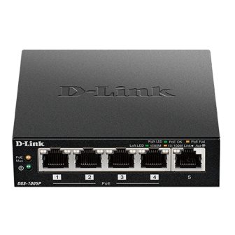 D-Link DGS-1005P/E Unmanaged Switch Gigabit Ethernet (10/100/1000)…