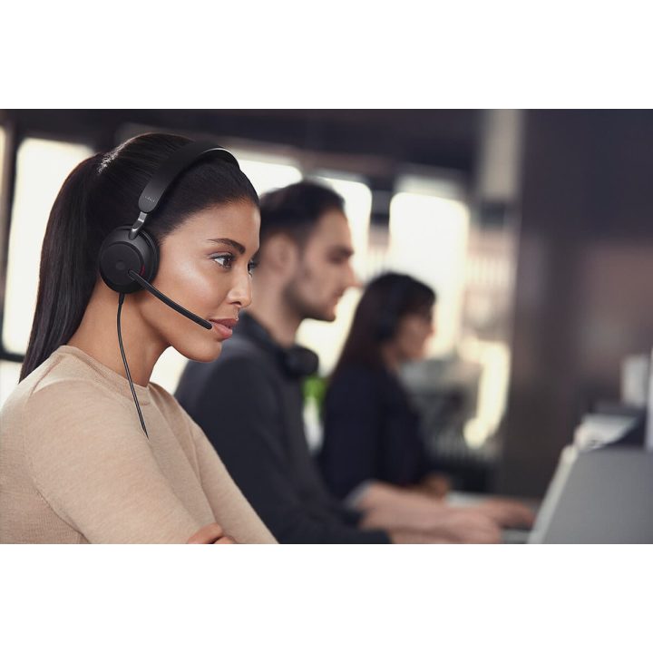 Jabra Evolve2 40 SE Auscultadores Com Fios Arco de Cabeça…