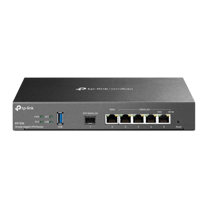 Router Gigabit Ethernet TP-Link Omada ER7206 Preto