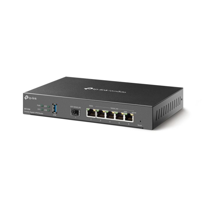 TP-Link Omada ER7206 router Gigabit Ethernet Negro