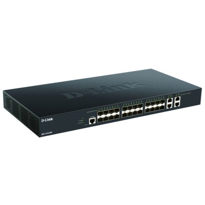 D-Link DXS-1210-28S Managed L2/L3 10G Ethernet (100/1000/10000) 1U…