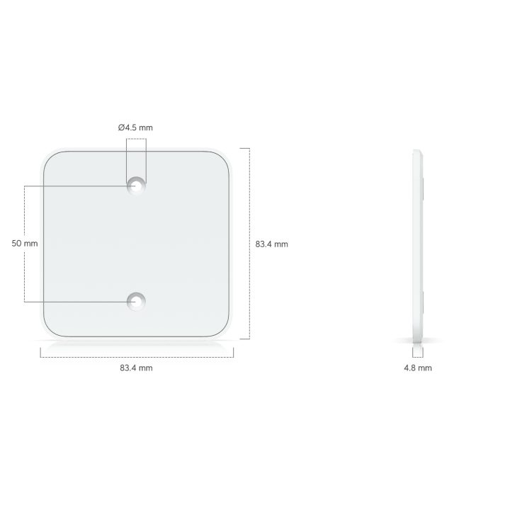 Suporte magnético de perfil baixo para parede Ubiquiti UACC-FM…