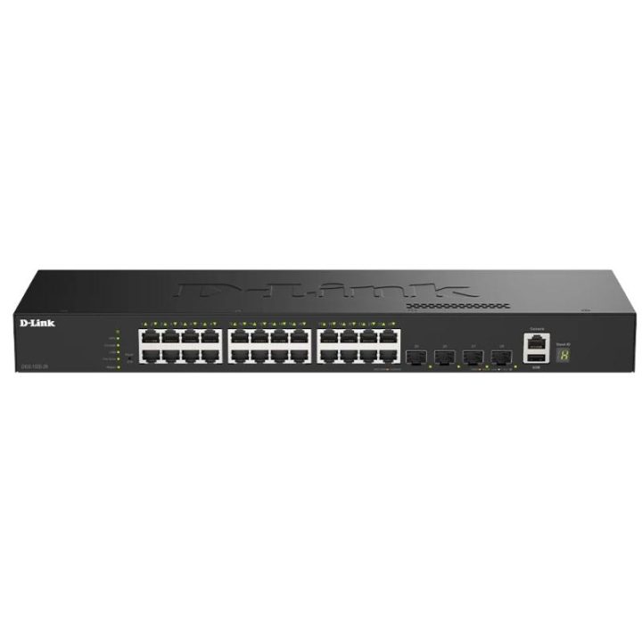 D-Link DGS-1530-28/E Managed L2 Gigabit Ethernet (10/100/1000) Switch…