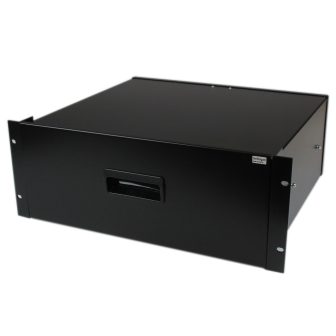 StarTech.com Black Steel 4U Drawer - 25kg - for 19-Inch Server Rack…
