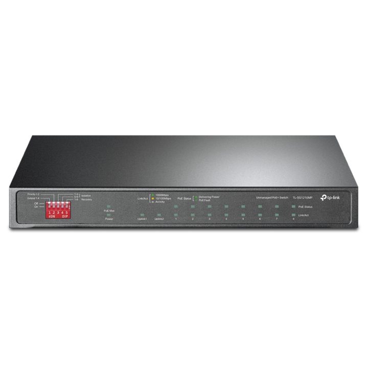 TP-Link TL-SG1210MP switch não gerido Gigabit Ethernet (10/100/1000)…