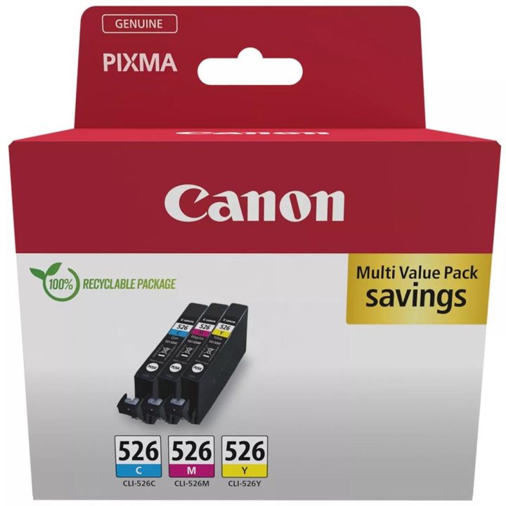 Canon 4541B018 Ink Cartridge 3 Piece(s) Original Cyan, Magenta, Yellow