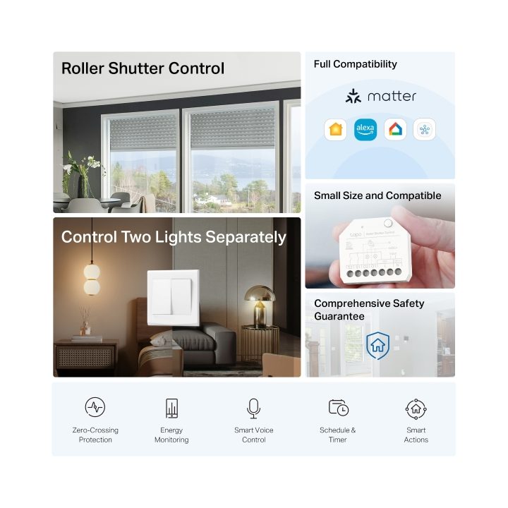 TP-Link TAPO S112 Smart Home Actuator 7-Channel Switching Actuator