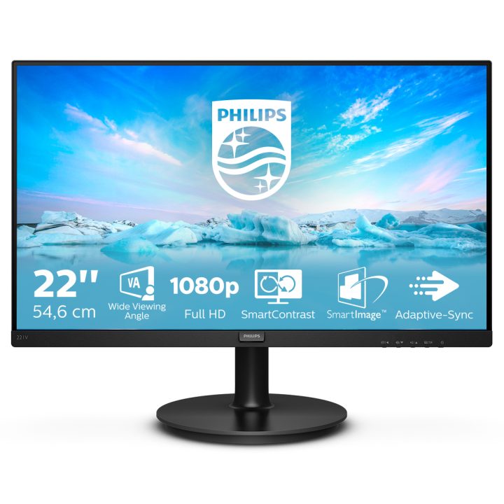 Philips V Line 221V8A/00 PC Monitor 21.5" 1920 x 1080 Pixels Full HD…
